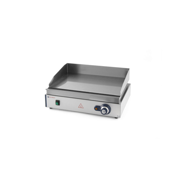 Gratar electric, suprafata neteda, 2400W, termostat 0-300 gr C, inox, 550x380x(H)240 mm, Hendi Blue Line