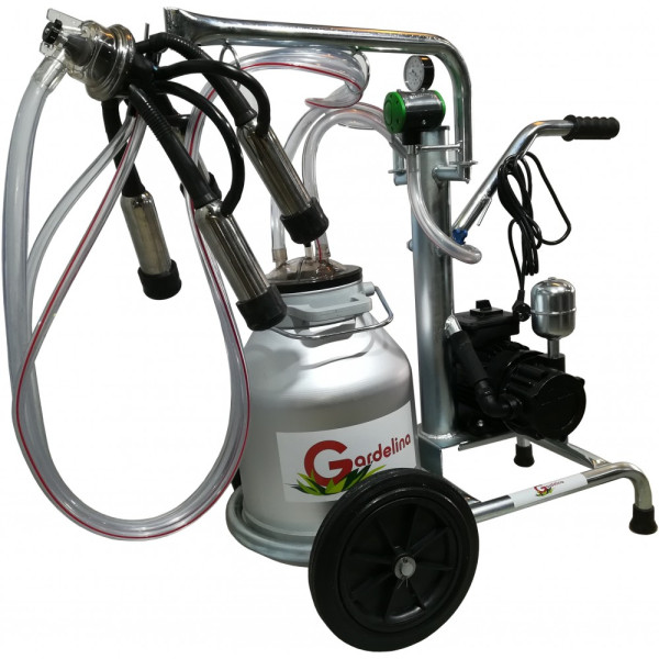 Mulgatoare Vaci Gardelina 130 AL IC,, 30L aluminiu, 1 post, 180 l/min, 8 bovine pe ora