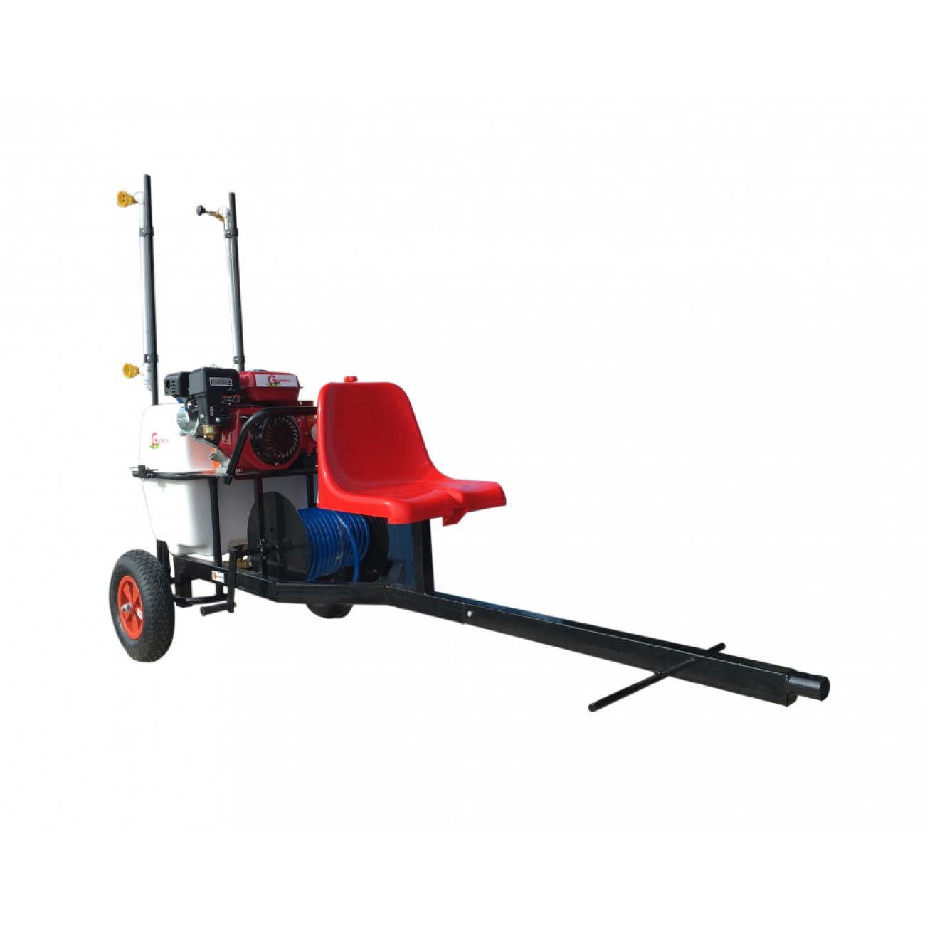 Atomizor profesional pe roti Gardelina - BSR 100 TRAILER MICRO Bazin 100L Rola Furtun 25m Jet 40 bar