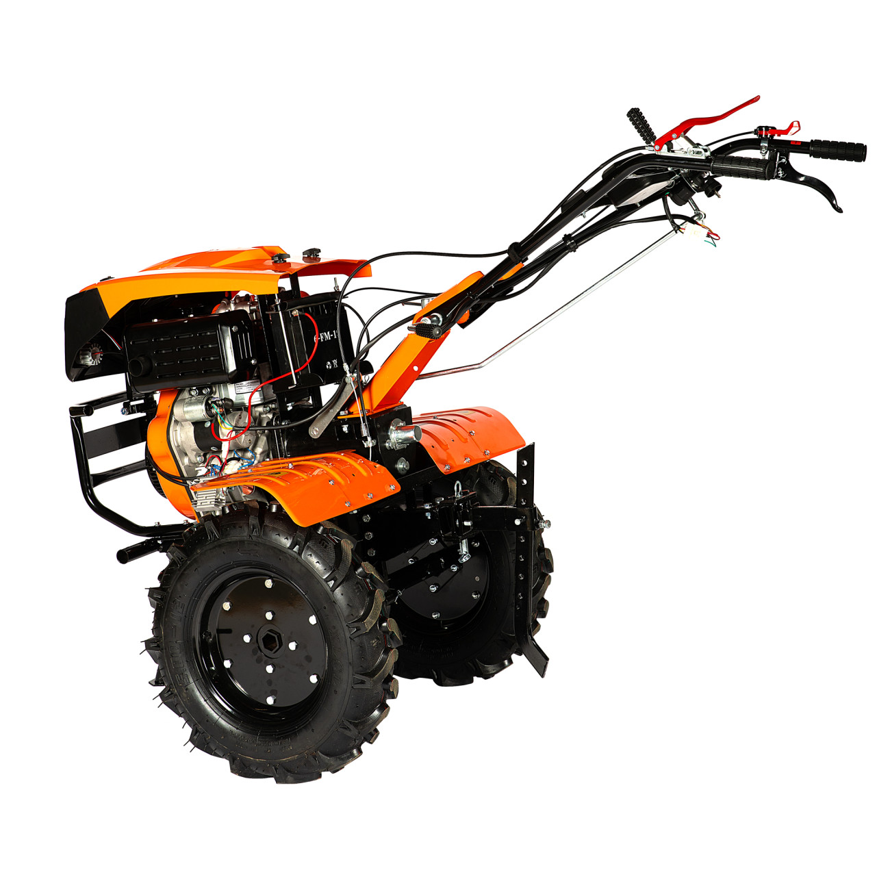 Motocultor motorina, Detoolz, 11CP, 418CC, 4T, 2 viteze inainte + 1 inapoi, pornire electrica, cu roti — imaginea 18