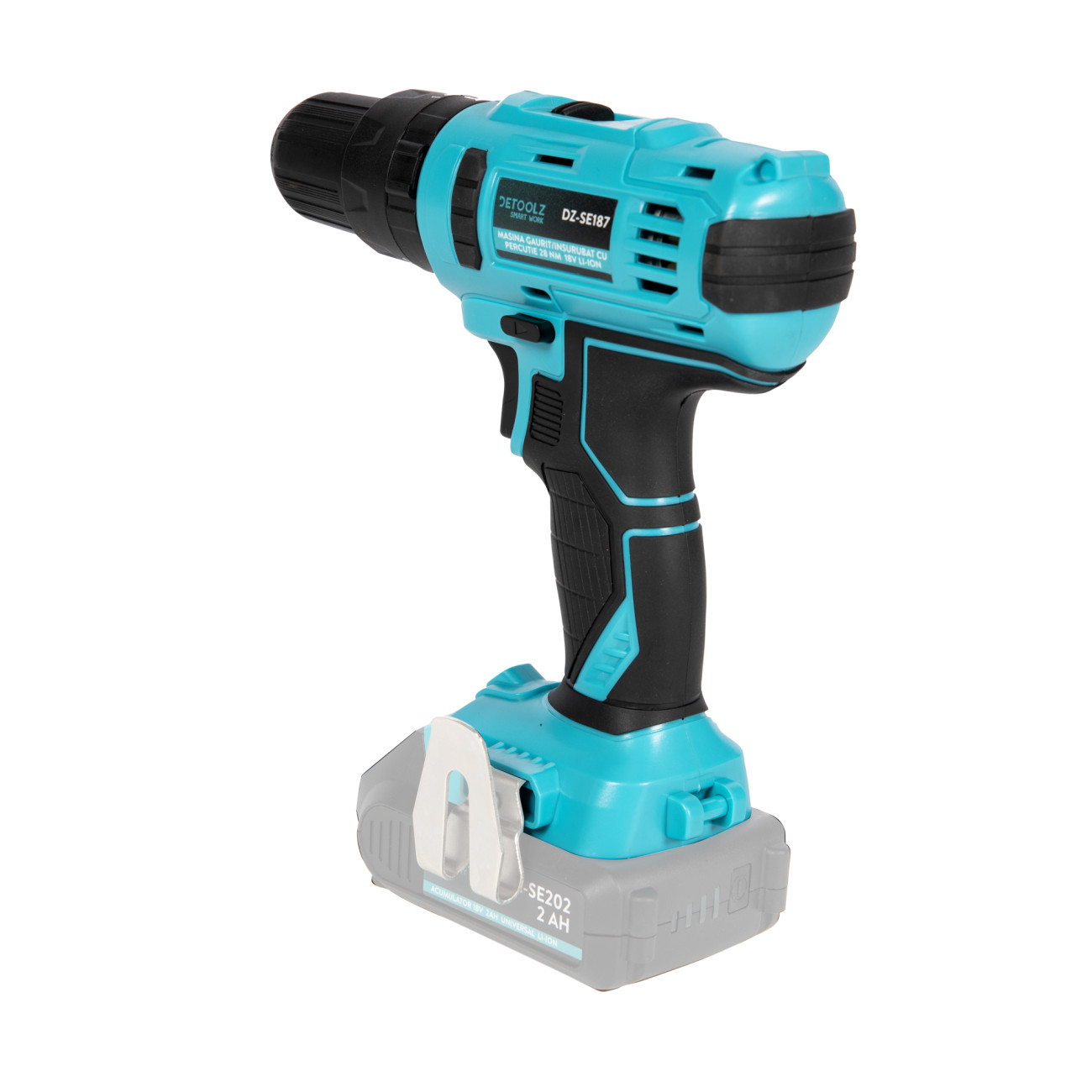 DeToolz Masina de gaurit si insurubat cu percutie DZ-SE187 28Nm 18V Li-ion fara acumulator si incarcator