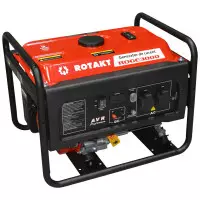 Generator electric monofazat, Rotakt ROGE3000, 3.0 KW, AVR, Voltmetru, Iesire De 12V, Consum de 1,09L/oră