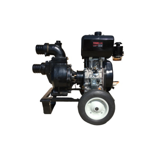 Motopompa Diesel pentru ape murdare DWP 12 DL K4X, 99mc/h, pornire electrica, autoamorsanta, motor Weima WM 192 FE, 12.5 CP