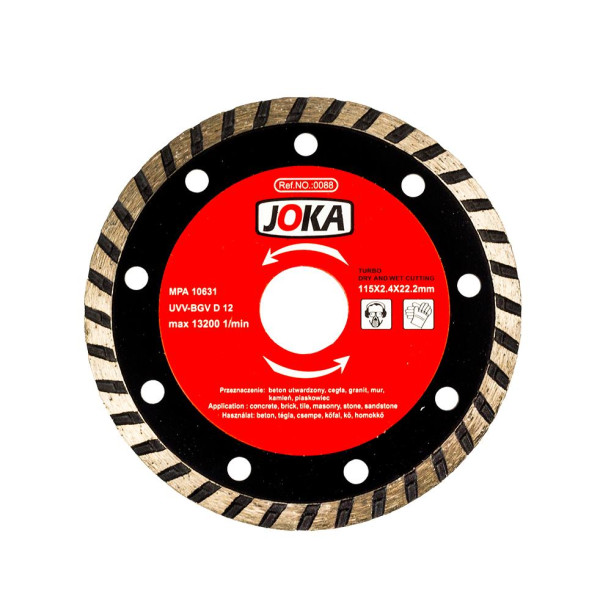 Disc diamantat 115×22.2 turbo JOKA