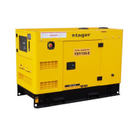 Generator Diesel Insonorizat, Monofazat, 14kVA, 57A, 1500rpm, Stager YDY15S-E